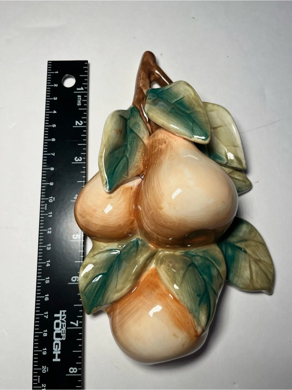 Vintage Home Interiors SonomaVilla Ceramic Fruit Wall Plaques Set of 3
